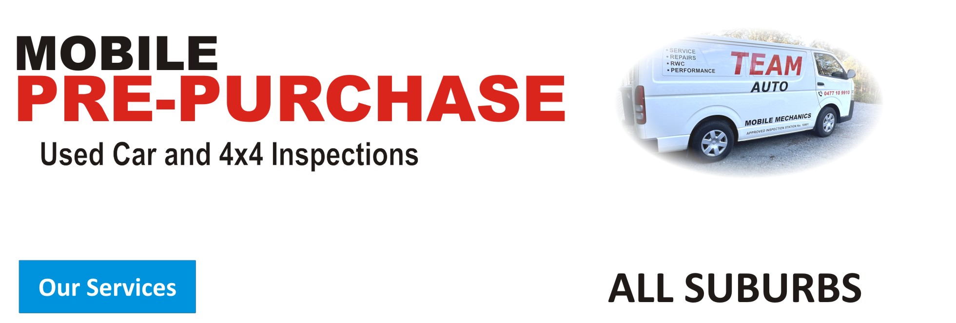 Team Auto Prepurchase Header